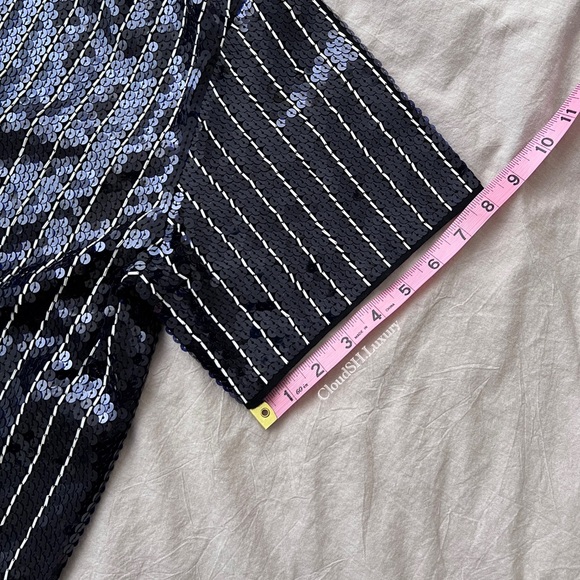 Auth Chanel 23s Sequin CC Logo Top P74612 - Size 44 - Picture 14 of 16